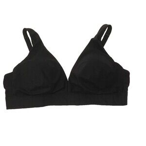 Auden Bralette~Women's XL~Black~Lightly Lined/Padded~Silky Soft Feel